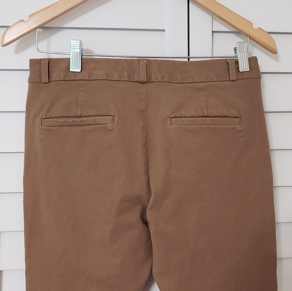 Banana Republic Women's Sloan Pants Beige Camel Size 8 - Picture 5 of 14